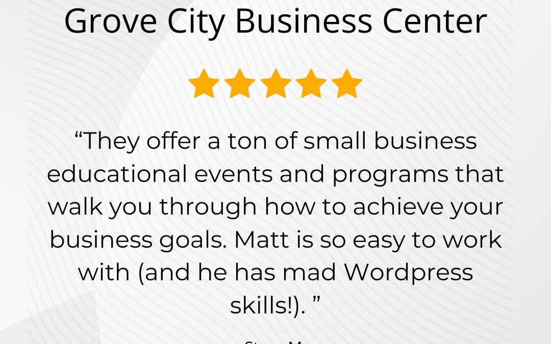 Grove City Business Center – Meaningful Events and Programs